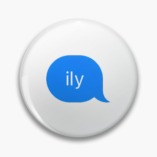 Item preview, "ily" Text Message designed and sold by PrettiPrintts.