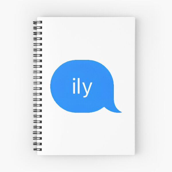 Item preview, "ily" Text Message designed and sold by PrettiPrintts.