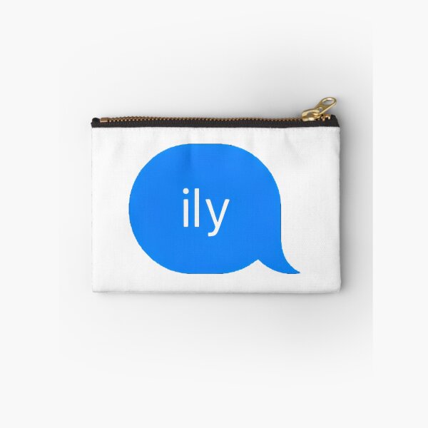 Item preview, "ily" Text Message designed and sold by PrettiPrintts.
