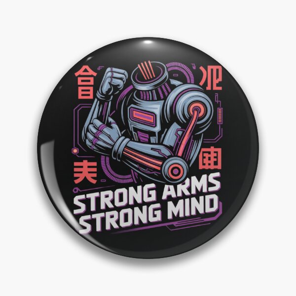 Item preview, Strong Arms Strong Mind – Fitness Motivation Gym Quote Design designed and sold by Sparkofart07.