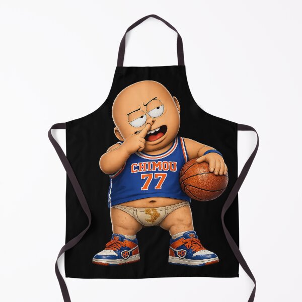 Aperçu de l'œuvre Funny Basket Player Cartoon – Basket Humor Design, Chimou Character, Perfect Gift for Basket Fans créée et vendue par WotanArt.