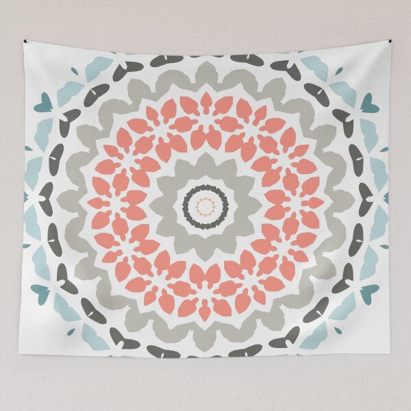 Item preview, Mandala Flower Artwork 02 Nordic Color 01 designed and sold by Stefanie Boike.