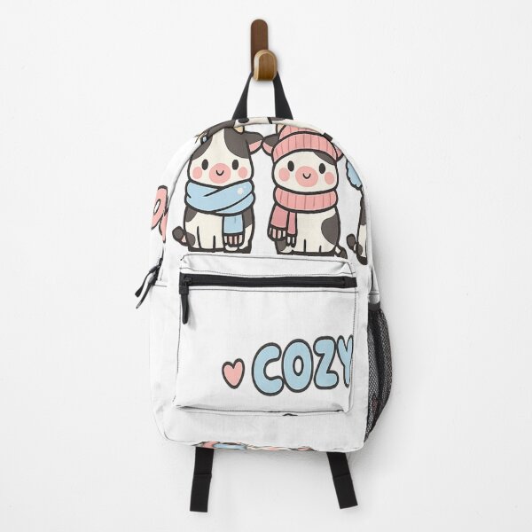 Item preview, Cozy Mooood Cow T-Shirt – Cute Kawaii Winter Cow Cartoon Design designed and sold by Amitabr14.