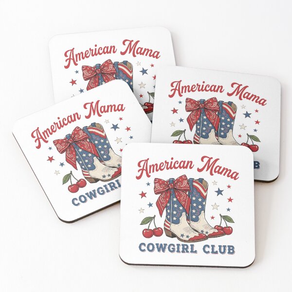 Item preview, American Mama 4th Of July Cowgirl Club Boots designed and sold by KroghDs.