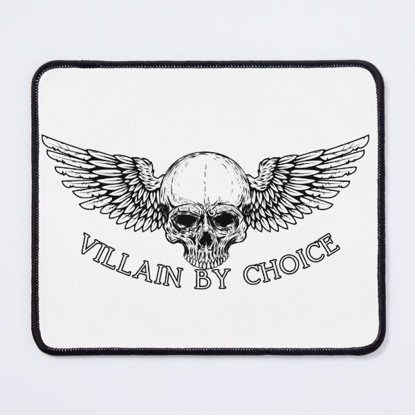 Item preview, villain by choice simple classic design designed and sold by OldSkullDesigns.