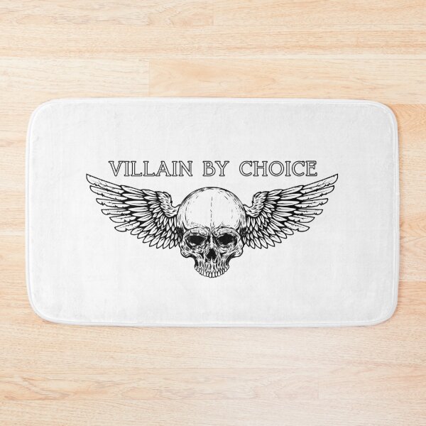 Item preview, villain by choice simple classic design designed and sold by OldSkullDesigns.