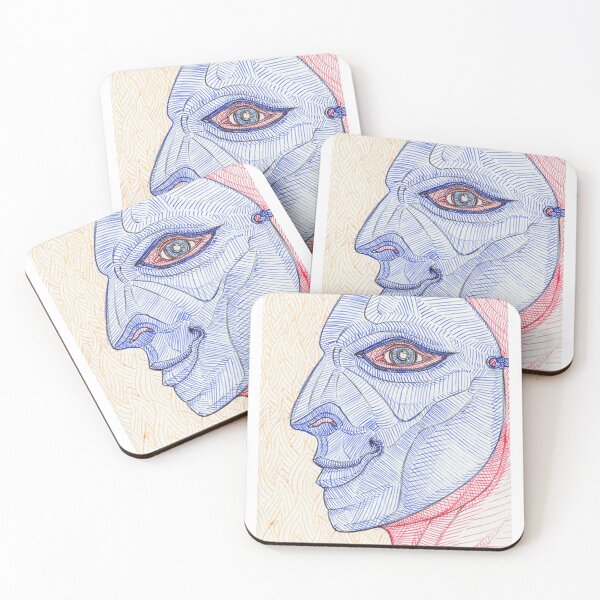 Item preview, Abstract Mysterious Face Profile Identity designed and sold by StranHabesre51.