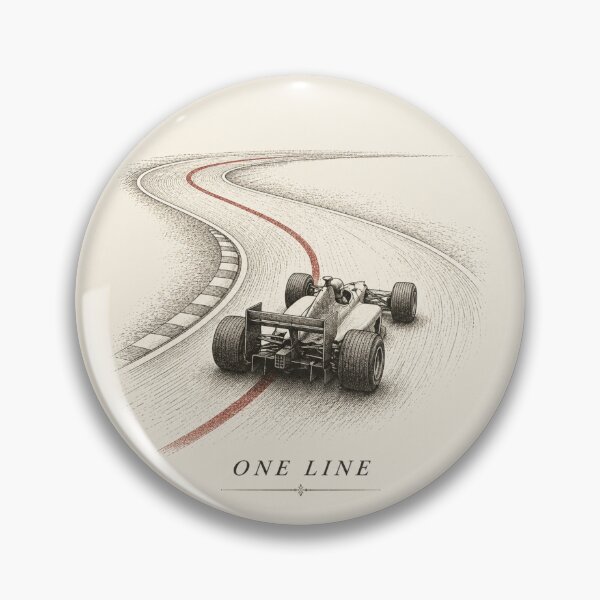 Item preview, Vintage Race Car One Line Focus Motorsport T-Shirt designed and sold by MaynyStudio.