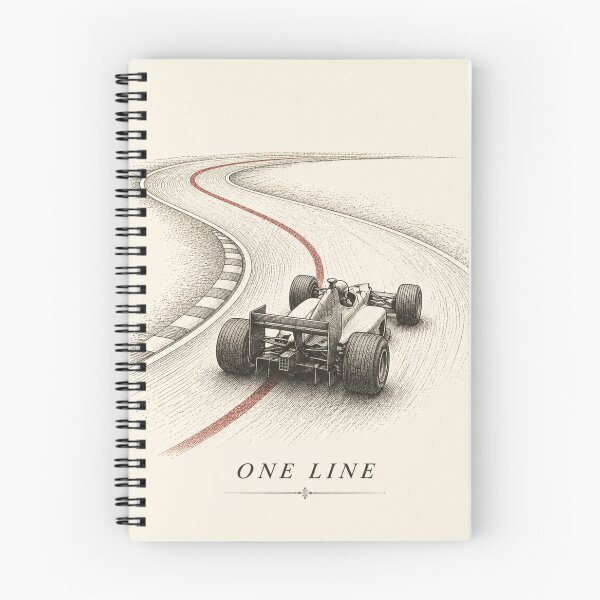 Item preview, Vintage Race Car One Line Focus Motorsport T-Shirt designed and sold by MaynyStudio.
