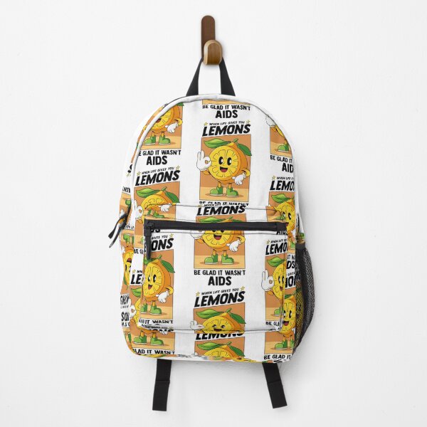 Item preview, When Life Gives you lemons dark humor retro lemon (on light colors) designed and sold by messy-nessie.
