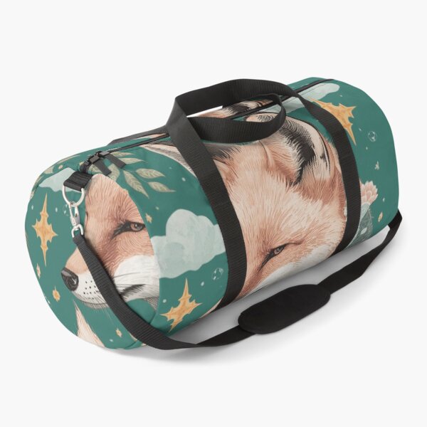 Item preview, Fox surrounded by stars and leaves designed and sold by Art70shop.
