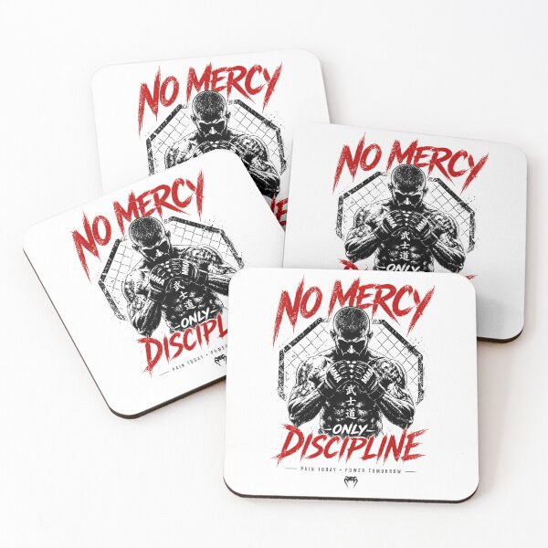Item preview, No Mercy Only Discipline MMA Fighter – Combat Sports Motivation Graphic designed and sold by ThreadTheory976.