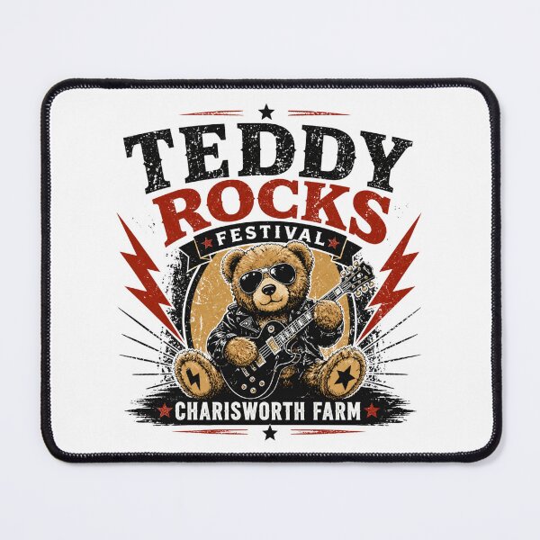 Item preview, Teddy Rocks Festival – Charity Music Event Design designed and sold by Combat Skies.