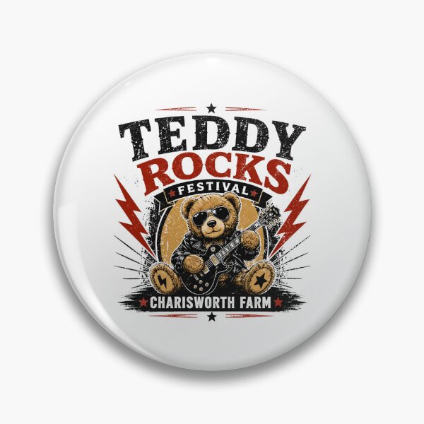 Item preview, Teddy Rocks Festival – Charity Music Event Design designed and sold by Combat Skies.