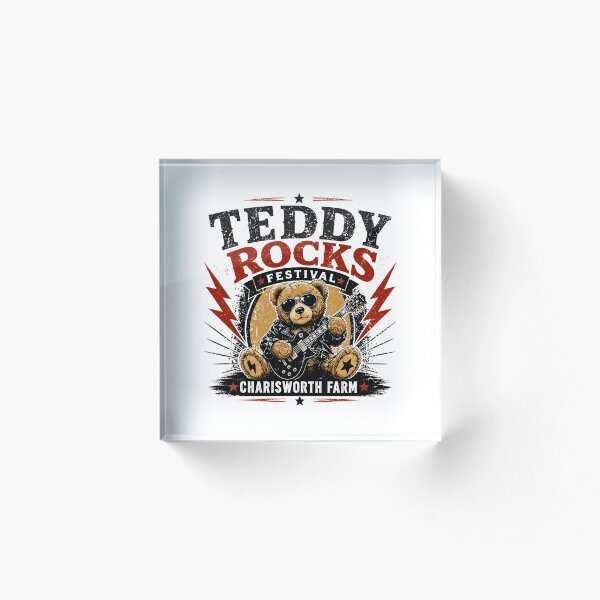 Item preview, Teddy Rocks Festival – Charity Music Event Design designed and sold by IRON WINGS /USAF.