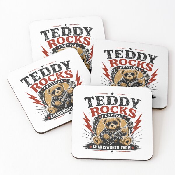 Item preview, Teddy Rocks Festival – Charity Music Event Design designed and sold by Combat Skies.