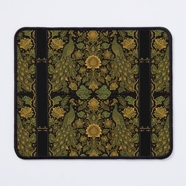 Item preview, Emerald Peacock Batik Seamless Pattern designed and sold by Alpha-mike13.