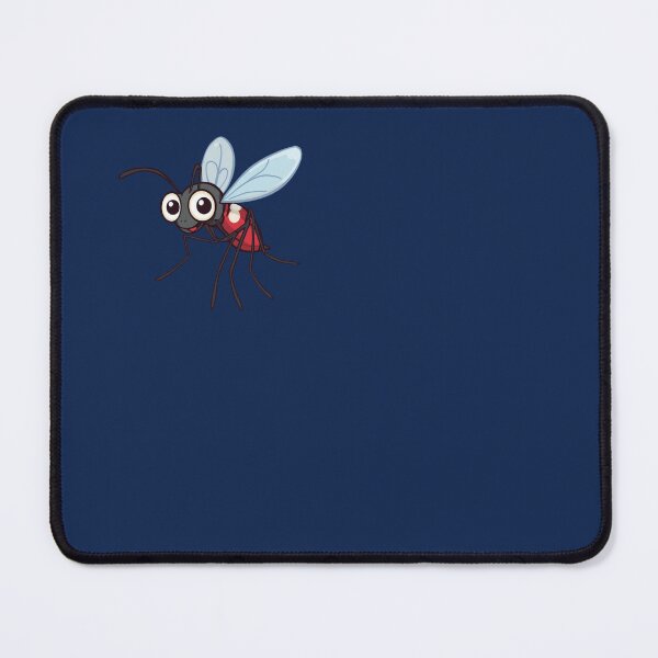 Item preview, Smiling red mosquito with two large wings designed and sold by Art70shop.