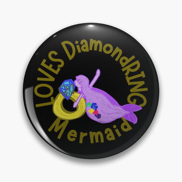 Item preview, MERMAIDLOVESDIAMONDRING LaMaisonOfMY WHATAMERMAIDWANTS COLLECTION | BLACKG Edition | No.02 designed and sold by LaMaisonOfMY.