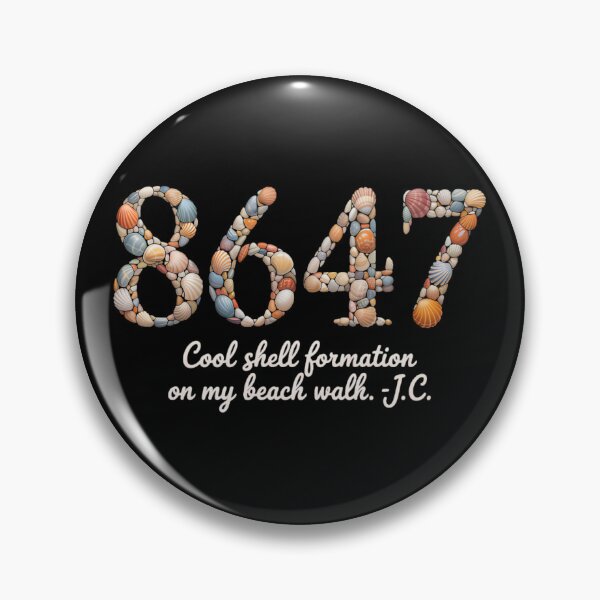 Item preview, 8647-seashells-james-comey designed and sold by Ash Mary's Designs.
