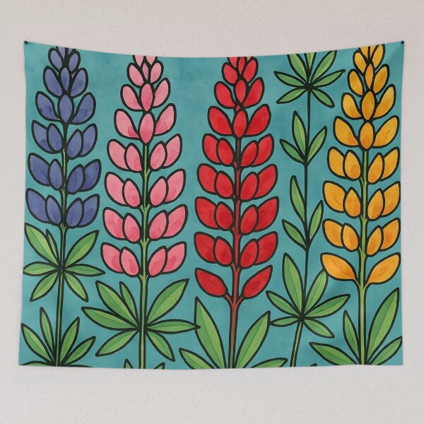 Item preview, Lupine Flowers  designed and sold by GraphicsClub.