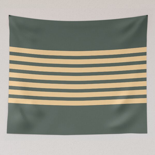 Item preview, Feldgrau & caramel horizontal lines designed and sold by Mint + Midnight.