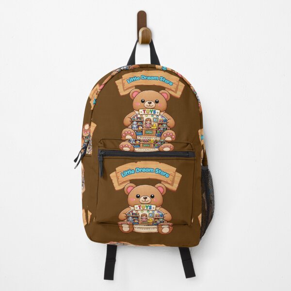 Item preview, Little Dream Store - Cute Teddy Bear Toy Shop Illustration designed and sold by Soluna Studio.
