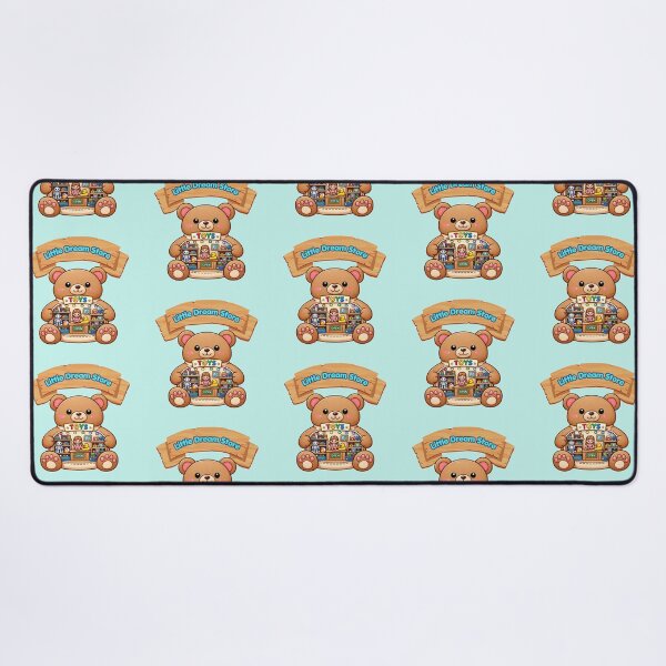 Item preview, Little Dream Store - Cute Teddy Bear Toy Shop Illustration designed and sold by Soluna Studio.
