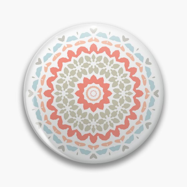 Item preview, Mandala Flower Artwork 02 Nordic Color 02 designed and sold by Stefanie Boike.