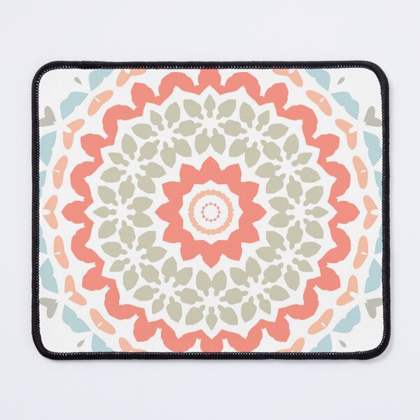 Item preview, Mandala Flower Artwork 02 Nordic Color 02 designed and sold by Stefanie Boike.
