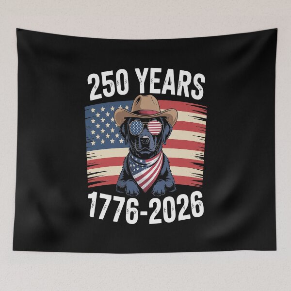 Item preview, 250 Years Labrador American Flag 250th Anniversary designed and sold by grounabslaninal.