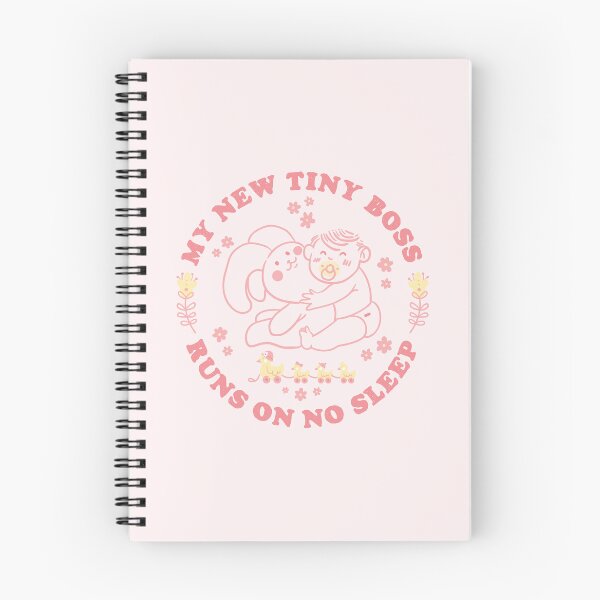 Item preview, My New Tiny Boss Runs on No Sleep designed and sold by chillaxcats.