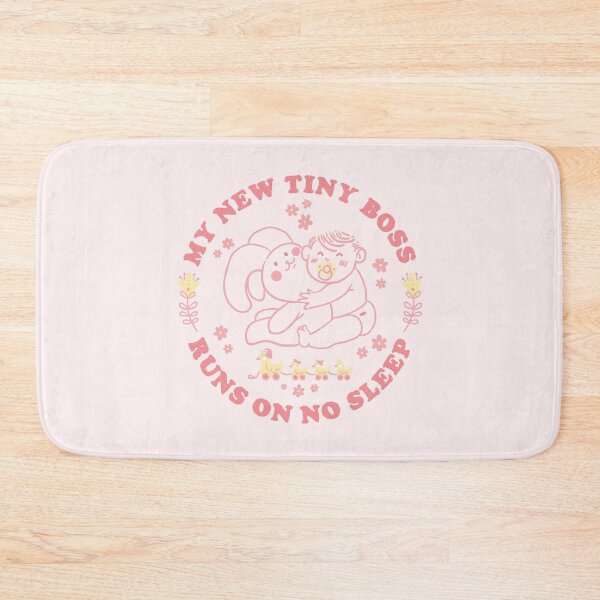 Item preview, My New Tiny Boss Runs on No Sleep designed and sold by chillaxcats.