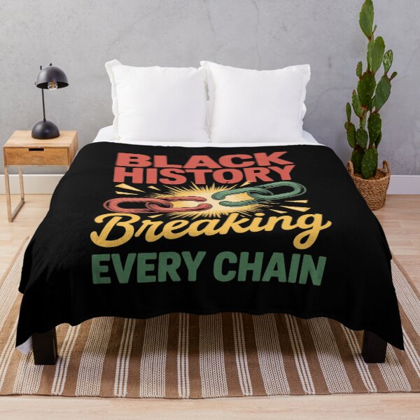 Item preview, Black History Breaking Every Chain African American Pride designed and sold by grounabslaninal.