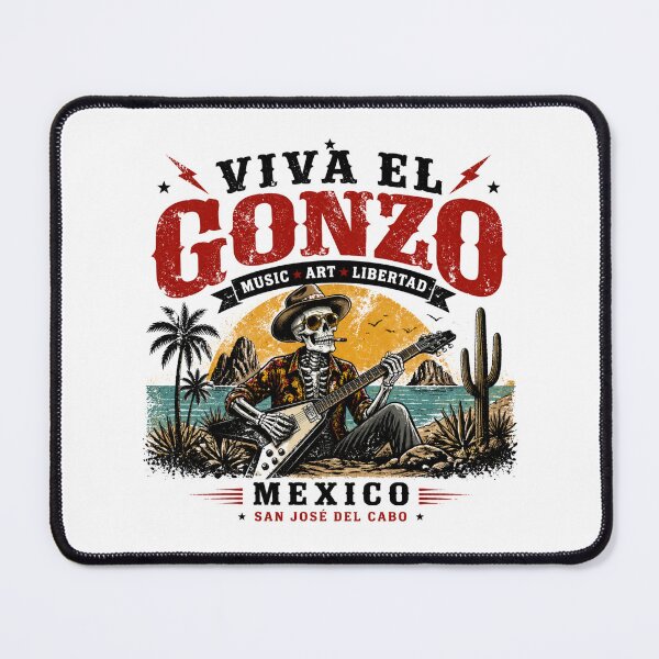 Item preview, Viva El Gonzo – Music & Arts Festival Design designed and sold by Combat Skies.