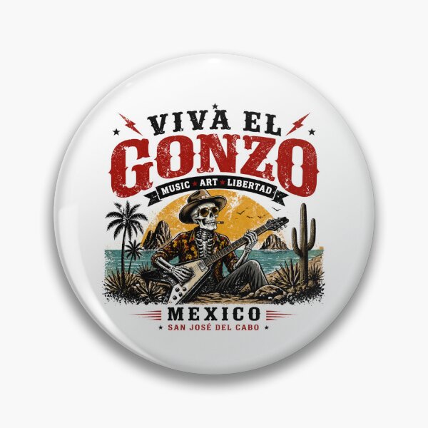Item preview, Viva El Gonzo – Music & Arts Festival Design designed and sold by Combat Skies.