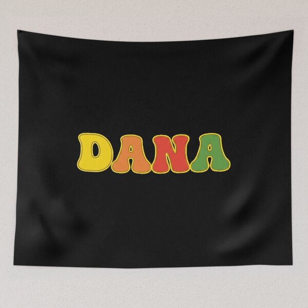 Item preview, ❤️ DANA Personalized Name Wavy Retro Shirt, Coffee Mug, Sticker Gift designed and sold by HelixPedia.