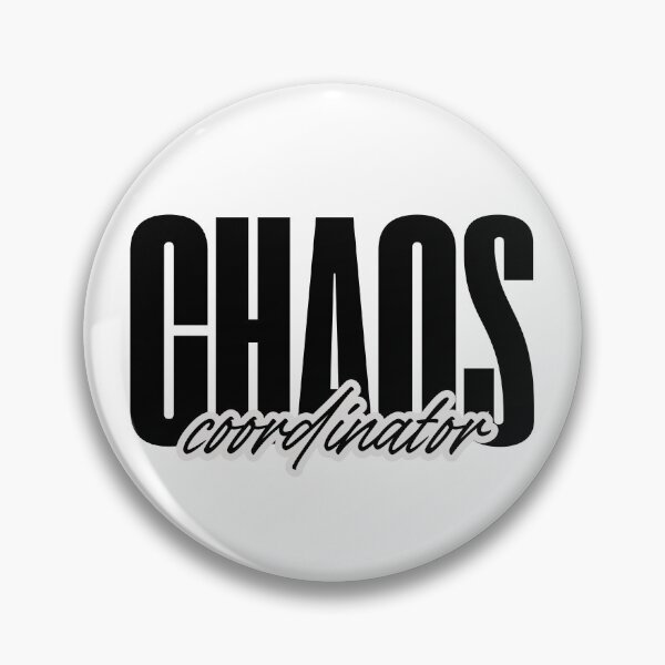 Item preview, Chaos Coordinator – Cute Minimalist Sticker for Busy Humans designed and sold by bruise+blush.