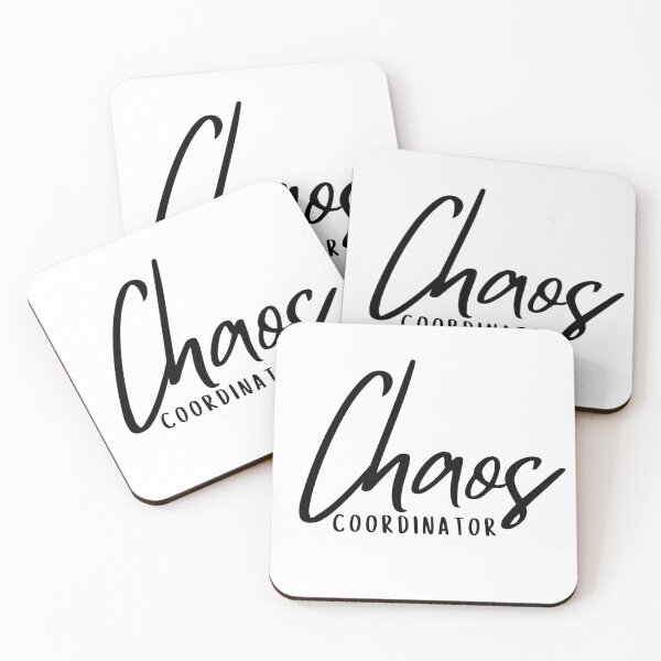 Item preview, Chaos Coordinator – Cute Minimalist Sticker for Busy Humans designed and sold by bruise+blush.