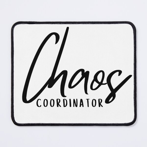 Item preview, Chaos Coordinator – Cute Minimalist Sticker for Busy Humans designed and sold by bruise+blush.
