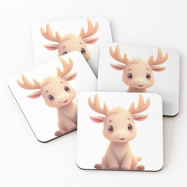 Item preview, Cute Moose calf  designed and sold by MeeNoiCollection.