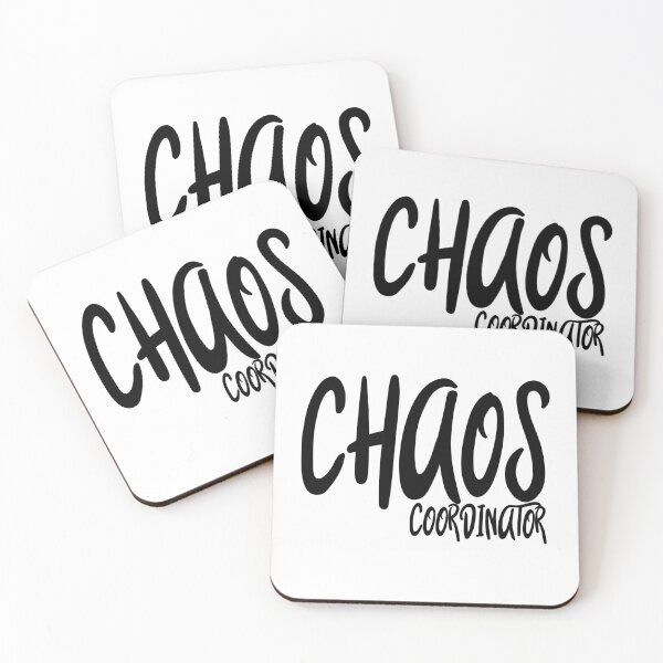 Item preview, Chaos Coordinator – Cute Minimalist Sticker for Busy Humans designed and sold by bruise+blush.