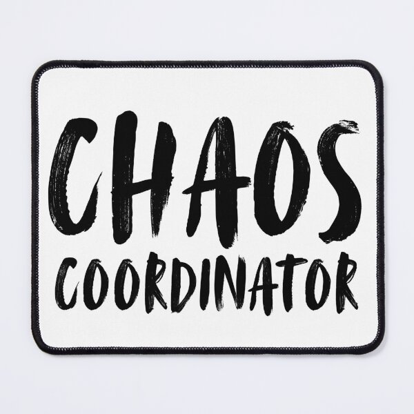 Item preview, Chaos Coordinator – Cute Minimalist Sticker for Busy Humans designed and sold by bruise+blush.