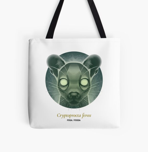 The Circles of Life: Fosa / Fossa All Over Print Tote Bag