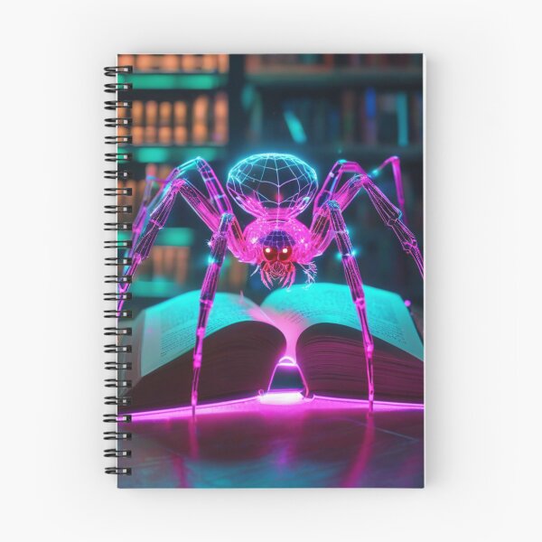 Item preview, Neon Cyber Spider  designed and sold by unboxedbyJuls.
