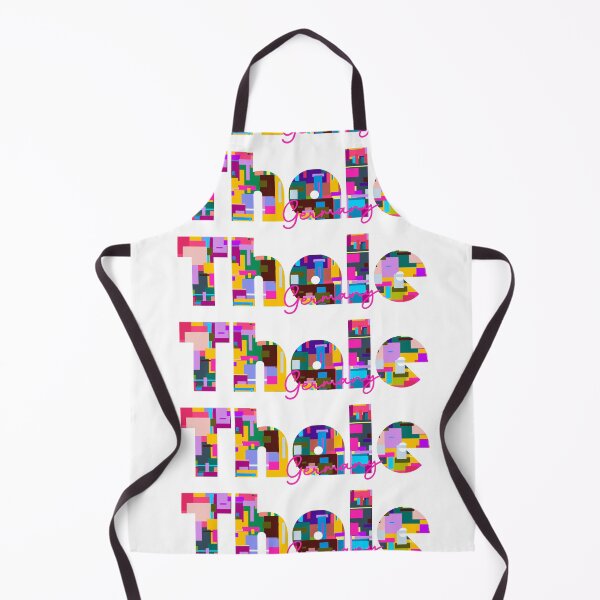 Item preview, Thale, Germany, Vibrant Abstract City Typography Art designed and sold by Wanderful-roads.