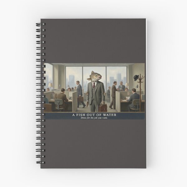 Item preview, Fish Out of Water – Surreal Office Humor & Corporate Satire designed and sold by SammyMorry.