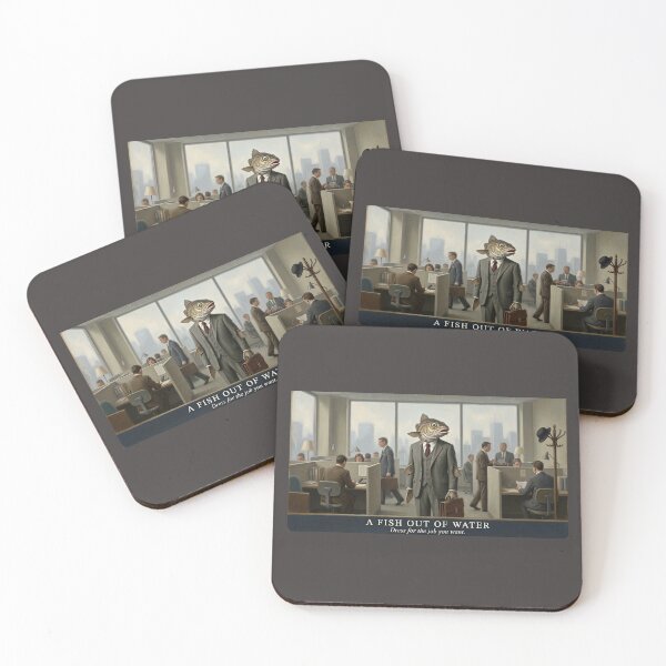 Item preview, Fish Out of Water – Surreal Office Humor & Corporate Satire designed and sold by SammyMorry.