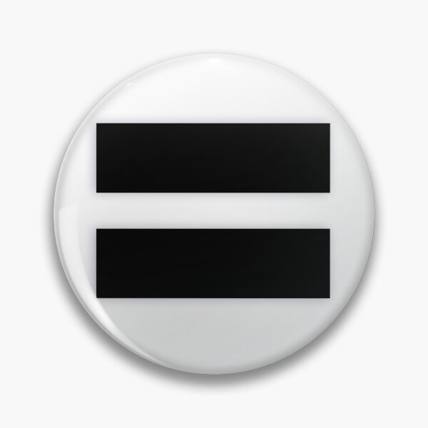 Item preview, EQUAL SYMBOL — Black Minimal Bold Type Statement designed and sold by WORDPAUSE.