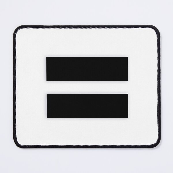 Item preview, EQUAL SYMBOL — Black Minimal Bold Type Statement designed and sold by WORDPAUSE.